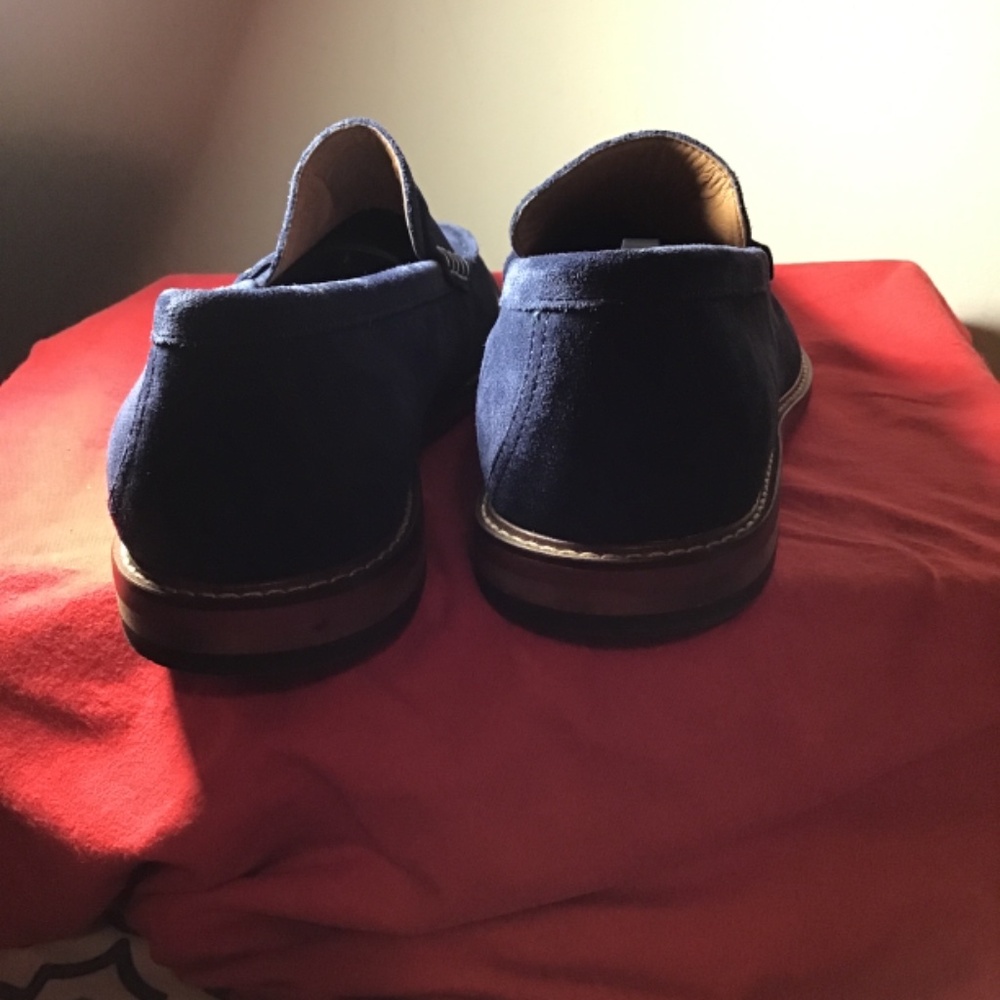 😎ALDO, new cond, size 9.5, blue suede loafers, see photos, no box 🔥 - Picture 4 of 7